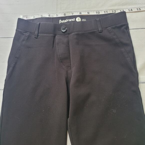 Betabrand Size S Black Flare Leg Dress Pants Stretch Work Travel Comfort - Picture 3 of 8